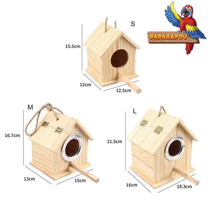 Holzhütte für Fliegerfreunde